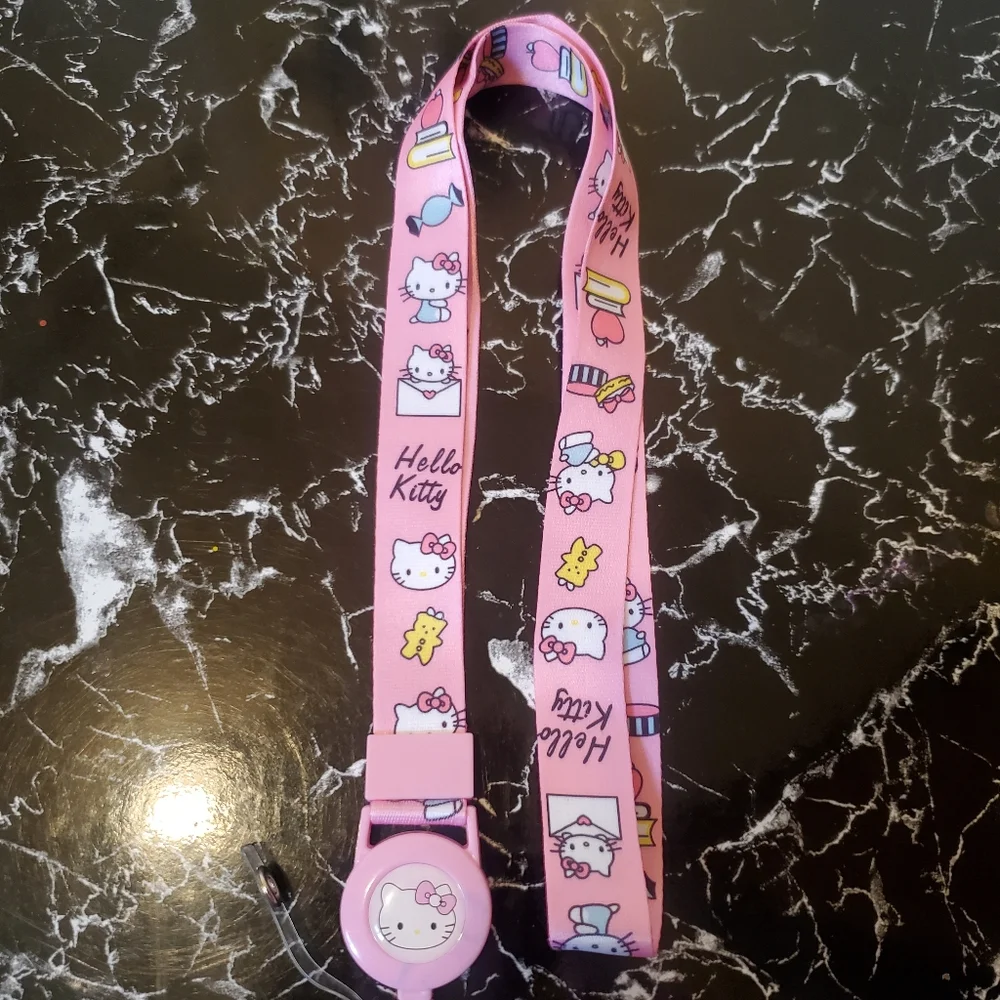 Hello Kitty ID/Credit Card Holder With Lanyard